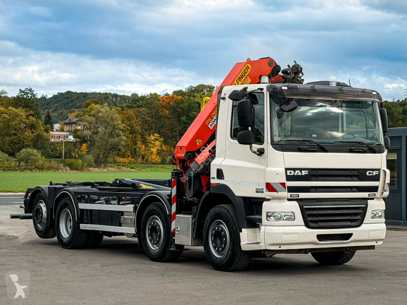 DAF 85410 ABROLLKIPPER + PALFINGER PK 26002...
