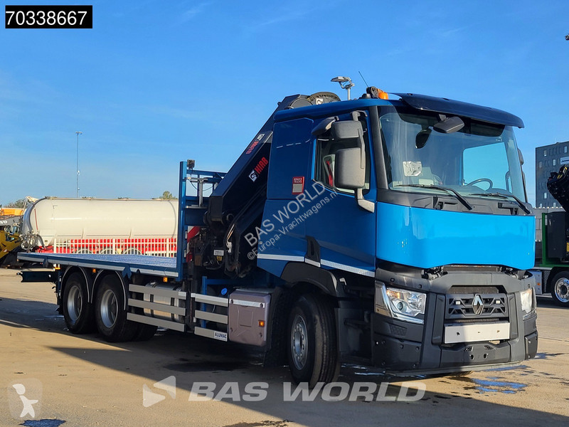 Renault C 460 6X4 HIAB 477 EP 4 HIPRO Crane...