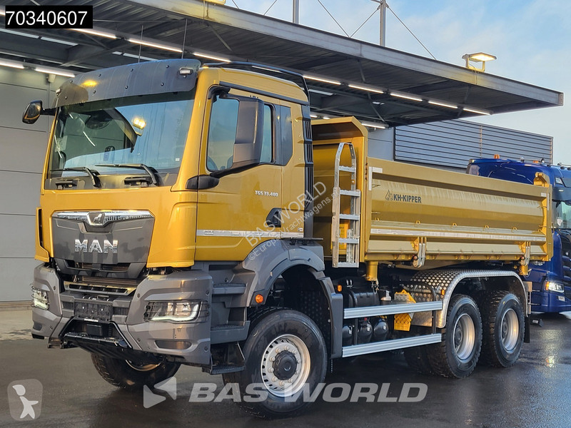 Lastbil MAN 33.480 6X6 6x6 12m3 KH-Kipper 3-way...