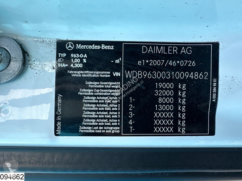 Kamion Mercedes 1827 EURO 6, Anteo