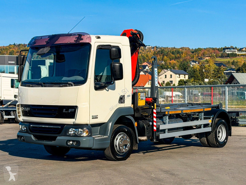 DAF 45.220 ABROLLKIPPER + PAINGER PK 7001 FUNK...