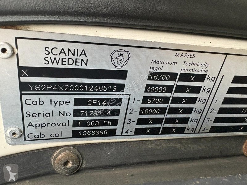 Kamion Scania 94 G + oadlift + Manual + Euro 2