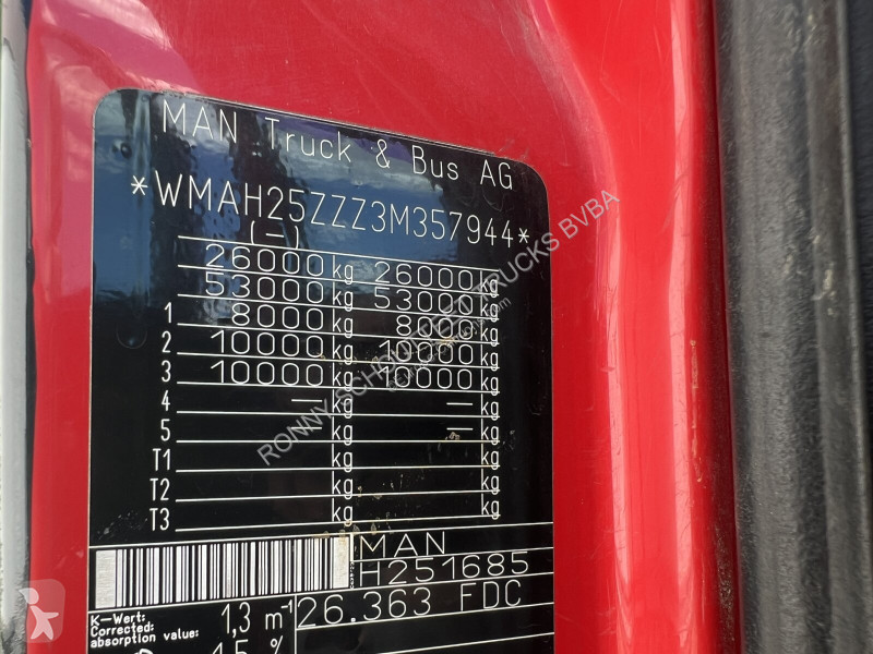 Camion MAN TGA 26.363 6x4 BB TGA 26.363 6x4 BB,...