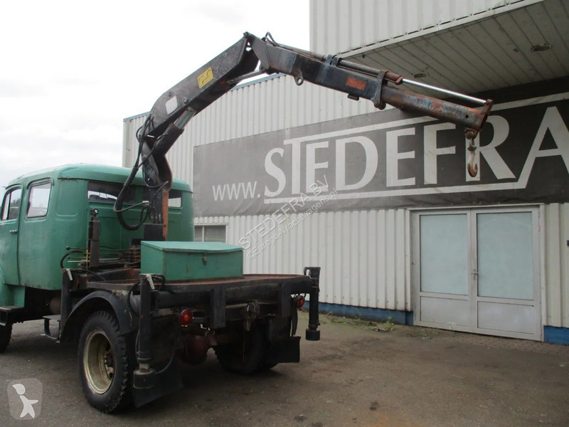 Camion Mercedes 710 , 4x4 , Crane Hiab 1