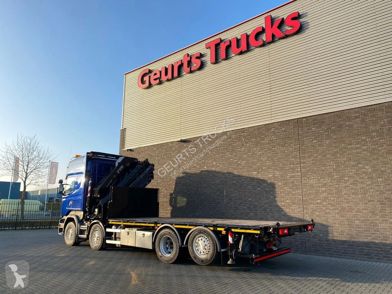 Kamion Scania R580 V8 8X2 + HIAB XS 544 E-8...