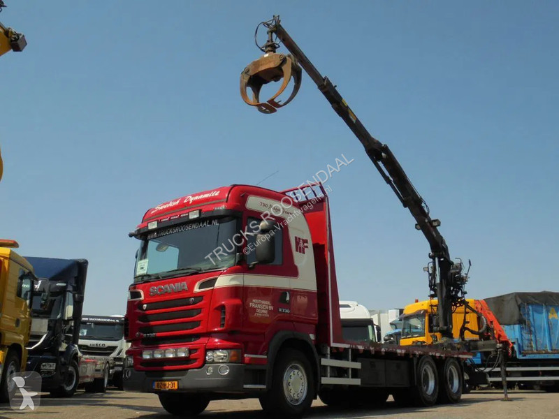 Camion Scania R730 V8 + Euro 5 + oglift 115Z +...