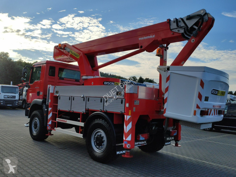Camion MAN TGM 4x4 Zwyżka Bison Palfinger TKA...