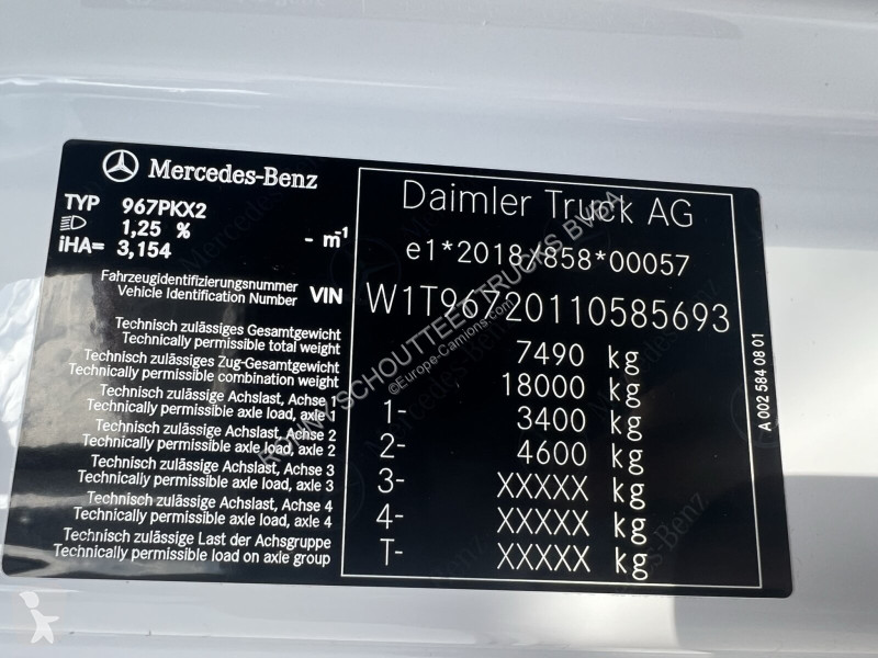 Kamion Mercedes Atego 818/23 K 4x2 Atego 818/23...