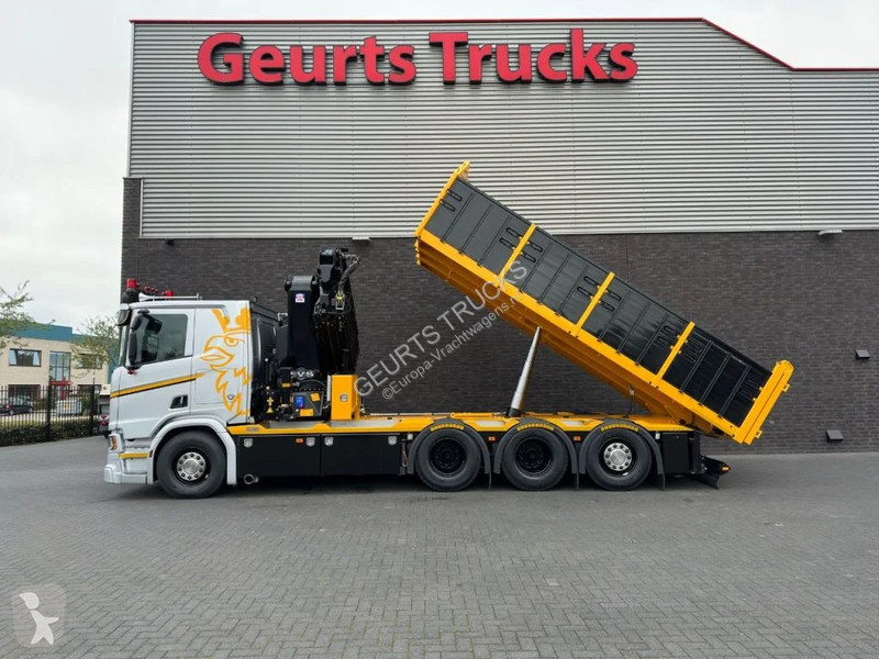 Kamion Scania R530 V8 NS 8X4 TRIDEM MET HYVA 2Z...