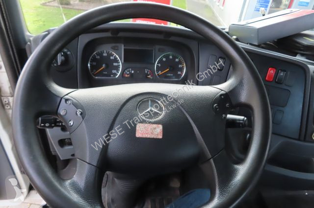 Camion Mercedes 1833 L - Glastransporter Kran...