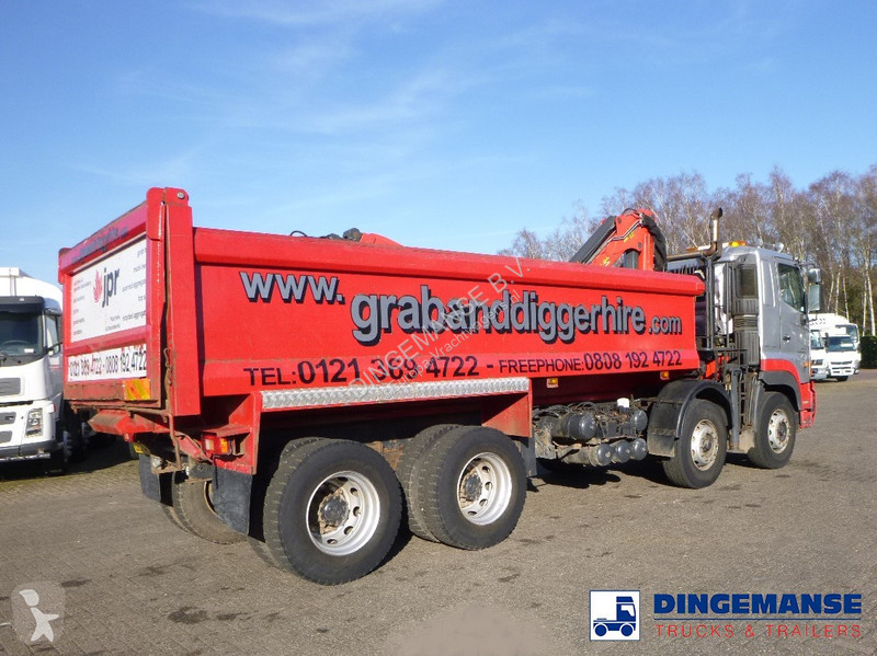 Camion Hino FY1EUKA 8x4 tipper RHD + Palfinger...