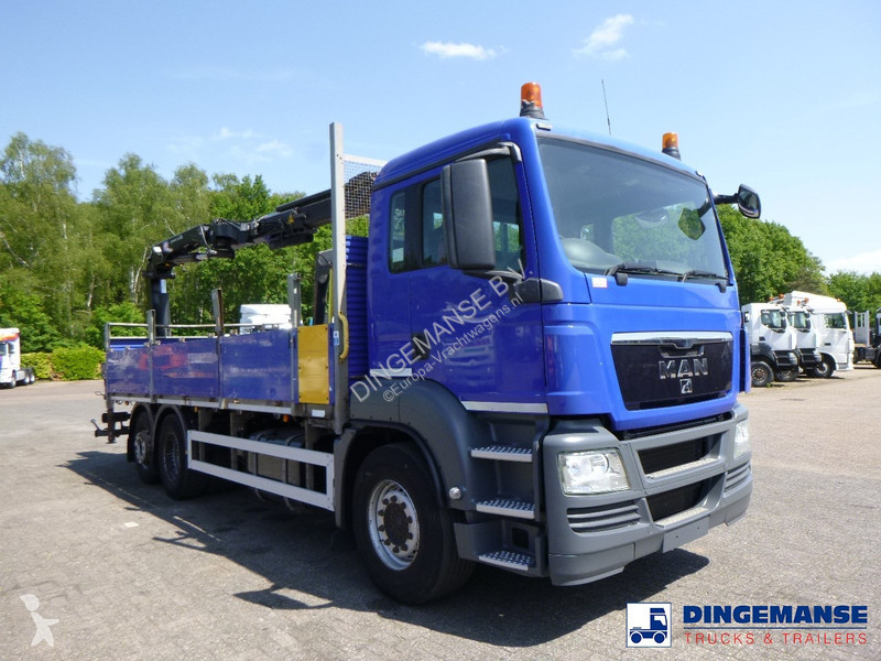Camion MAN TGS 6X2 RHD + HMF 1420-K2 + grapple