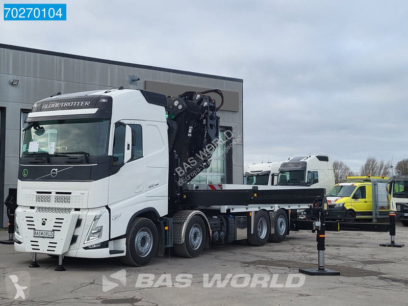 Camion Volvo FH  8X2 Effer 1000 9S + 6S Kran +...