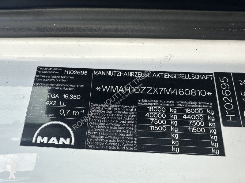 شاحنة MAN TGA 18.350 4x2 LL TGA 18.350 4x2 LL,...