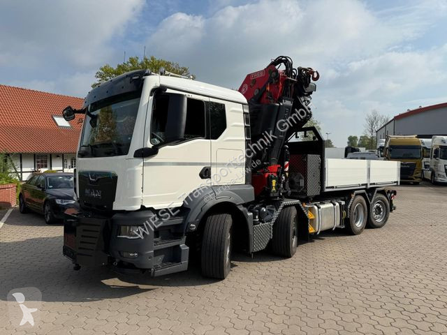 Lastbil MAN 35.520 8x4 Kran assi 800, OHNE...
