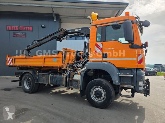 Camion MAN TGS / 4X4 ALLRAD / Kipper + Kran