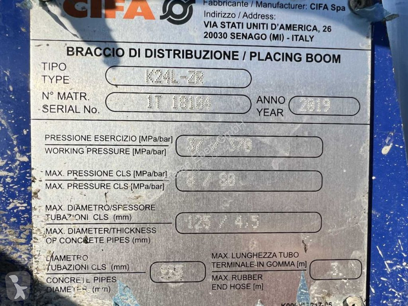Camion Volvo 64 6x4 Cifa K24L ZR Funk 1.000h...