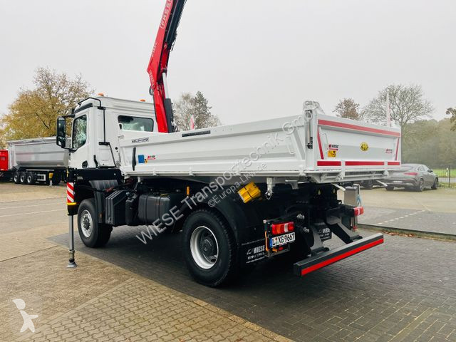 Kamion Mercedes 1835 4x4 Meiller Fassi F135...