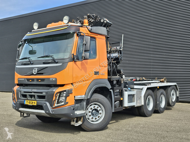 Kamion Volvo 460 8x4-4 / HIAB Z CRANE + HOOKLIFT