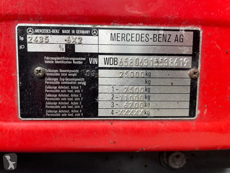 Kamion Mercedes SK Kipper 6x2 V8 Full Spring...