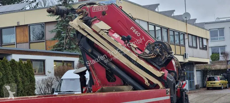 Lastbil Mercedes 8X8 FASSI 660 EINZELBER SEILWINDE