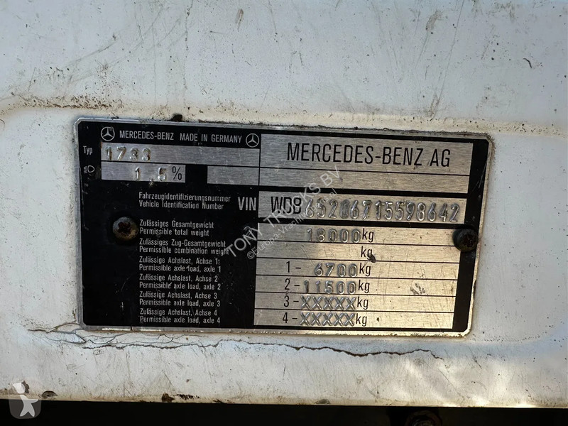 Camion Mercedes 1733 V6 4X2 Tipper...
