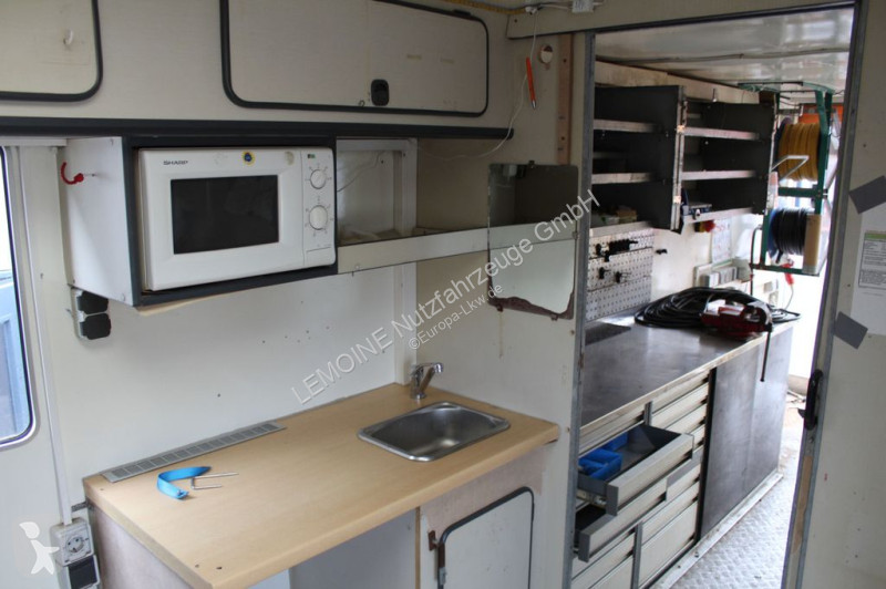 Kamion Mercedes 1523 4x2 Koffer +AHK kein 1517...