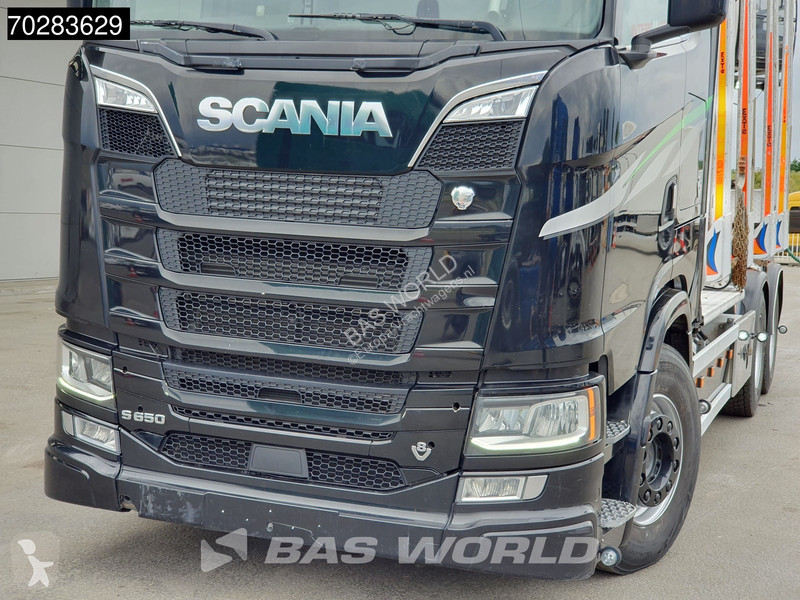Camion Scania S650 S 6X4 Tajfun IV100K Kran...