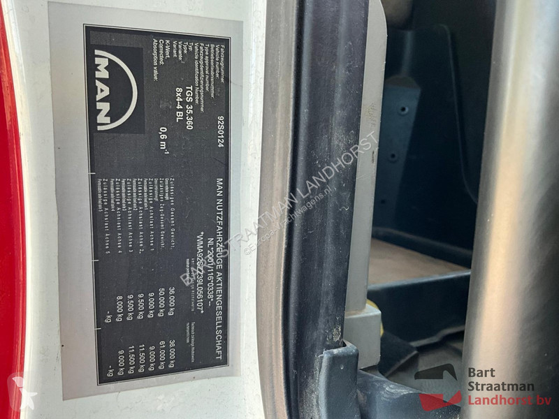 Camion MAN 35.360 8x4 Euro 4 Handgeschakeld met...