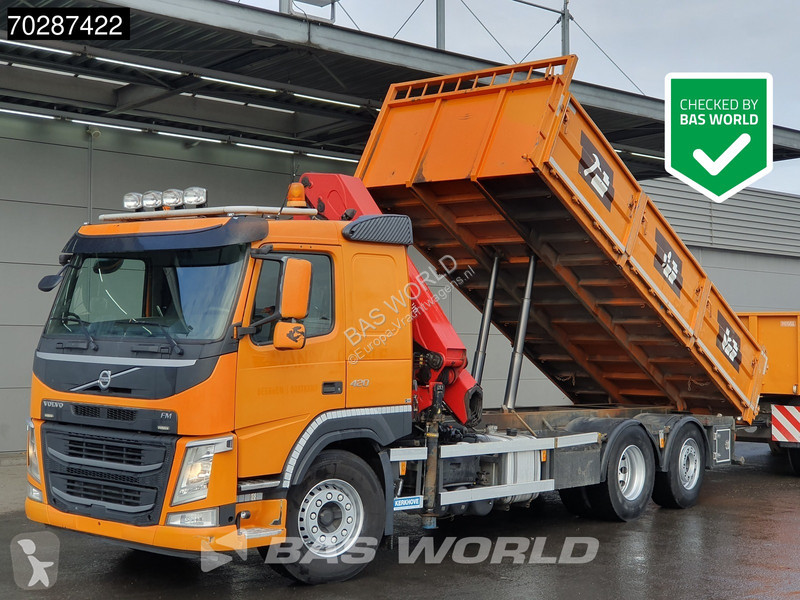 Kamion Volvo 420 6X2 HMF 2120 K 4 Crane...