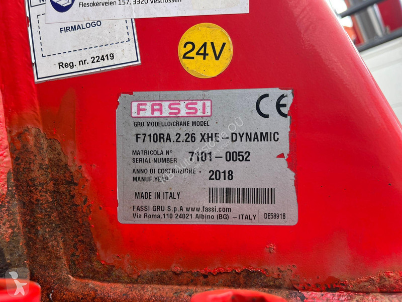 Camion Volvo 8x4*4 FASSI F710RA2.26 + JIB /...