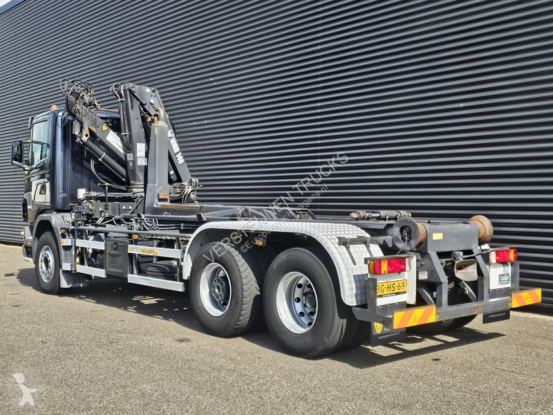 Camion Scania 340 6x2 / HIAB CRANE + 25T HOOKLIFT