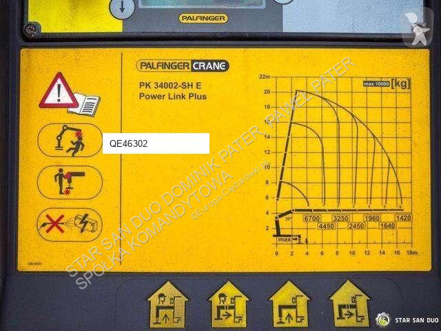 Kamion Volvo 16550 8x4 Palfinger PK 34002-SH...