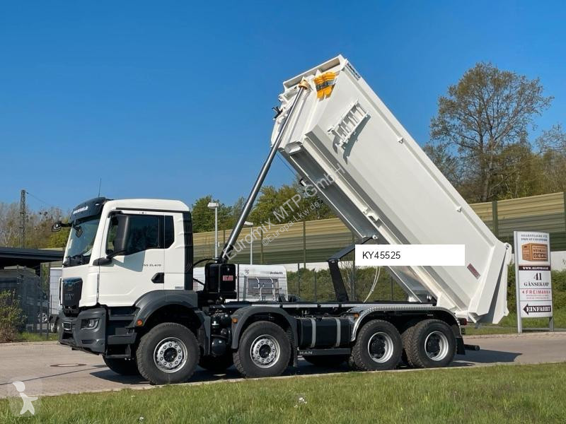 Lastbil MAN TGS 35.470 BB 8X4 Mulden Kipper 10X...