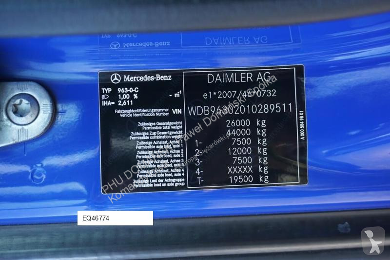 Camión Mercedes ACTROS / 2543 / ACC / E 6 /...