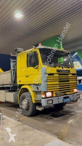 Kamion Scania R 112 M 2 SEITENKIPPER KRAN