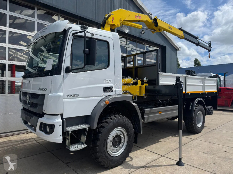 Kamion Mercedes 1725 4x4 Flatbed with Hyva...