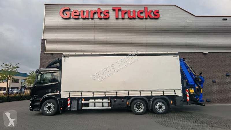 Kamion Mercedes 2536 6X2 SCHUIFZEIL MET...