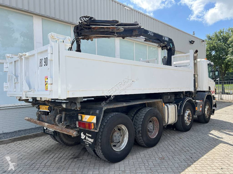 Camion Scania 400 8X4 KIER 2010 + HIAB Crane...