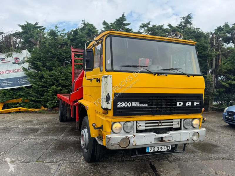 Kamion DAF 4X2 Platform + Crane Spring/Spring...