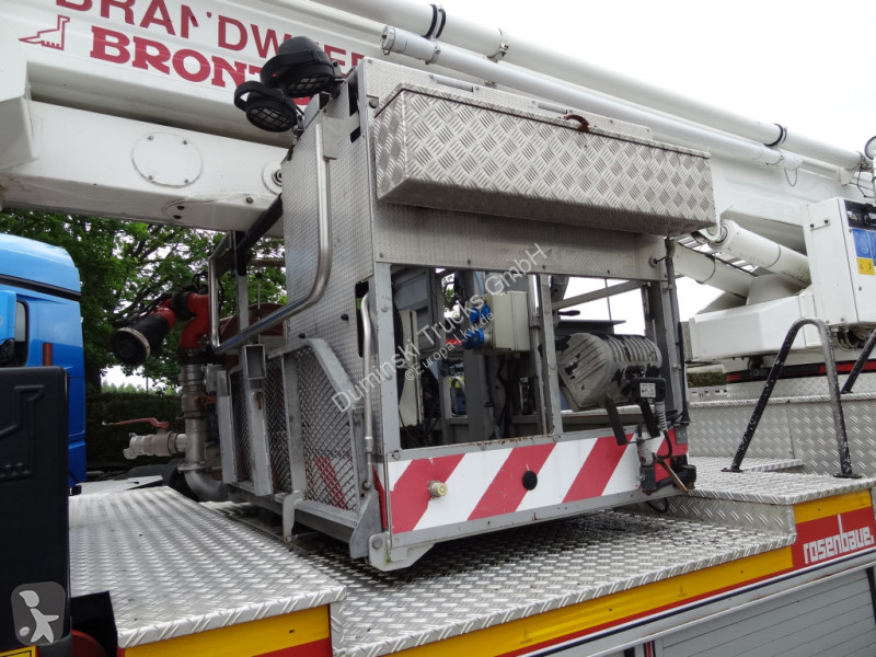 Camión MAN L2000 Feuerwehr Bronto Skylift 27 Meter