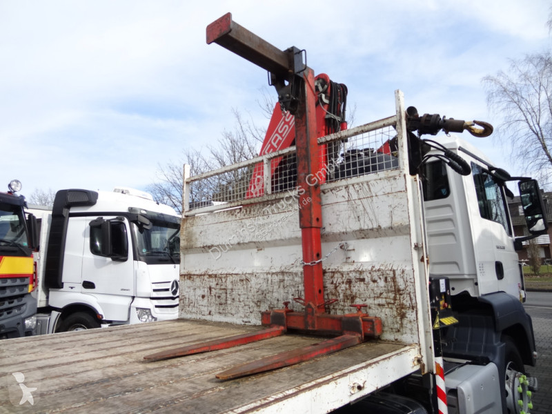 Lastbil MAN TGS 6X4 BB mit Kran Fassi F175