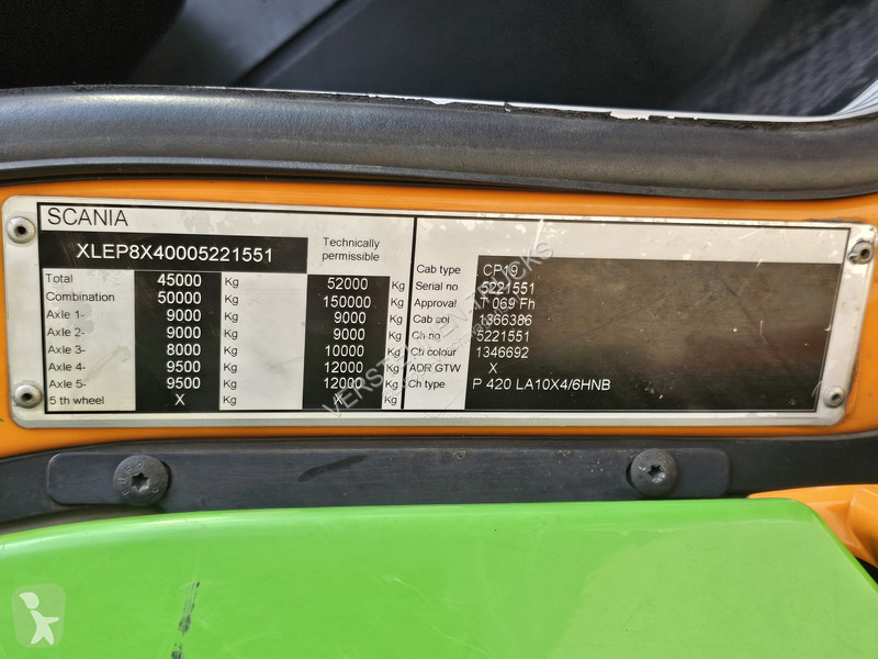 Camion Scania P420 / MANUAL GEARBOX / 10x4 /...