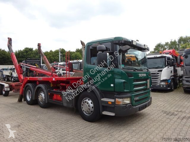Camion Scania P310 Absetzkipper MEILLER mit...