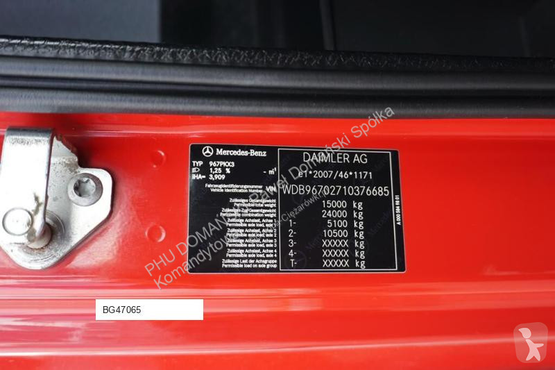 Camión Mercedes ATEGO / / ACC / E 6 / BURTO –...