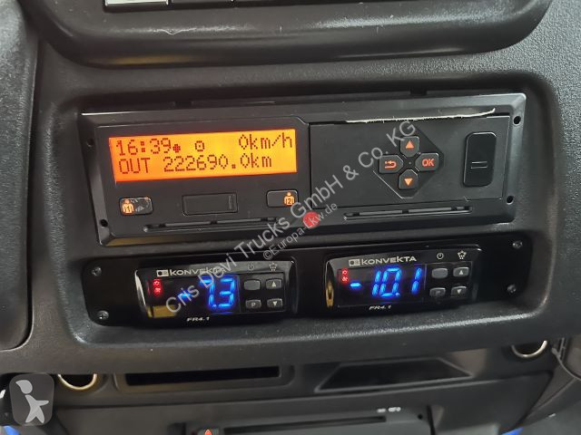 Camião Iveco 70C18 Tiefkühlkoffer mit Ladebordwand