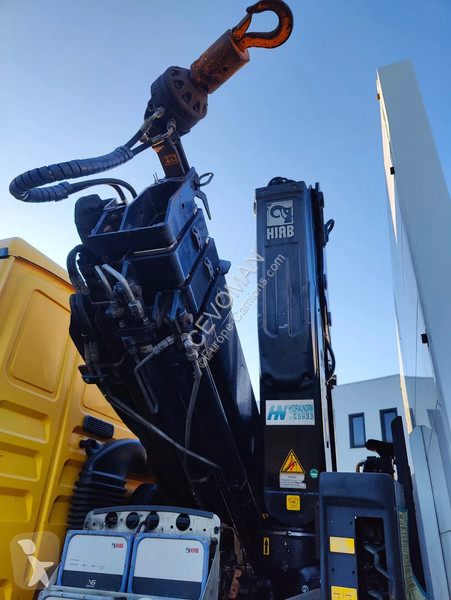 شاحنة MAN 18.250 Open box + HIAB 166-3