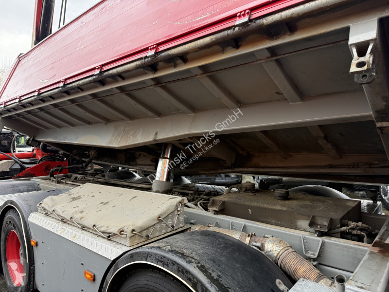 شاحنة Scania R580 V8 8X4 Kipper Kran Palfinger...