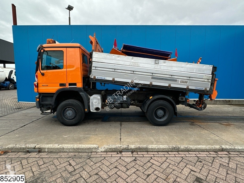 Mercedes 1832 4X4, Grit spreader, Snow plough,...
