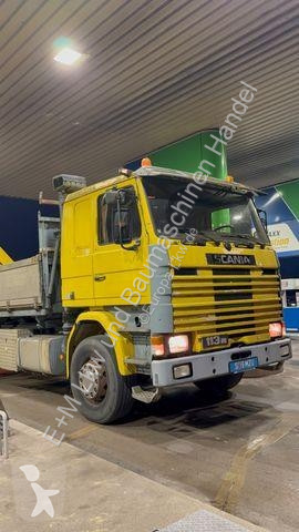 شاحنة Scania R 112 M 2 SEITENKIPPER KRAN